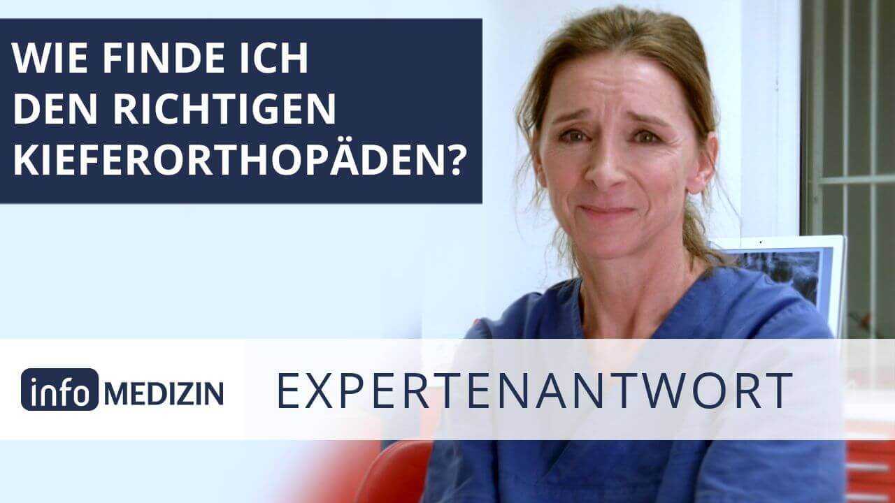 Kieferorthopäde München - Thumbnail Video Kieferorthopädin